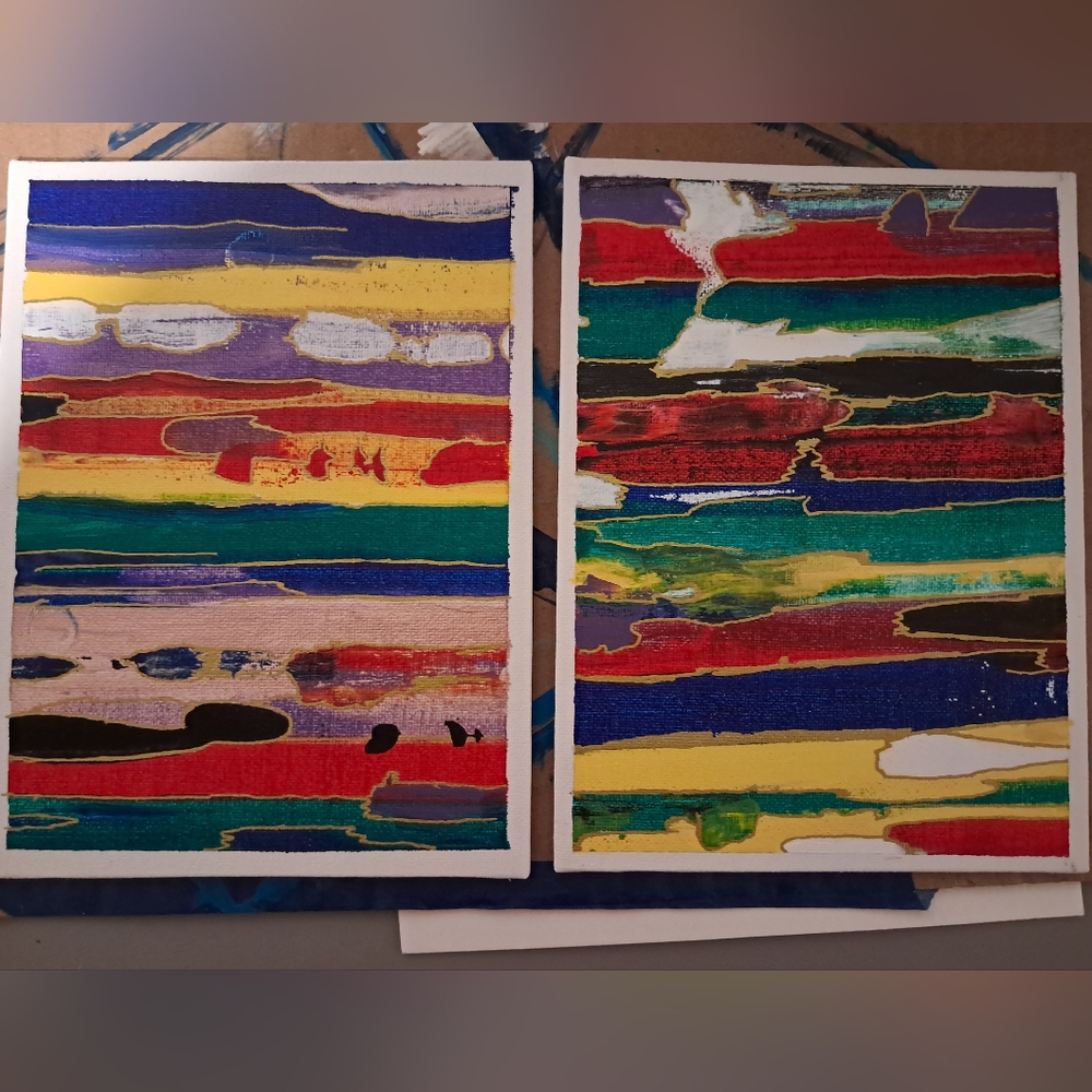 Abstract Colorful Paintings